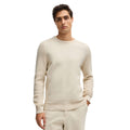 White - Lifestyle - Hugo Boss Mens H Ematero Knitted Sweatshirt