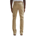 Brown - Back - Boss Mens Schino Slim Trousers