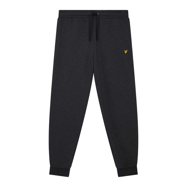 Black - Front - Lyle & Scott Mens Racked Jogging Bottoms