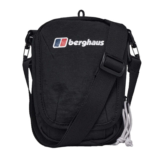 Black - Front - Berghaus Logo Crossbody Bag