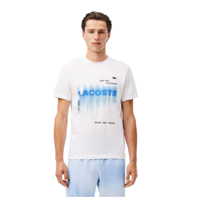 White - Lifestyle - Lacoste Mens Tennis X Daniil Medvedev T-Shirt