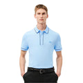 Light Blue - Lifestyle - Lacoste Mens Paris Pique Stretch Regular Polo Shirt