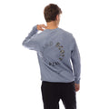 Blue - Back - Lyle & Scott Mens Tartan Heritage Graphic Sweatshirt