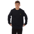 Navy - Front - Lyle & Scott Mens Tartan Heritage Graphic Sweatshirt