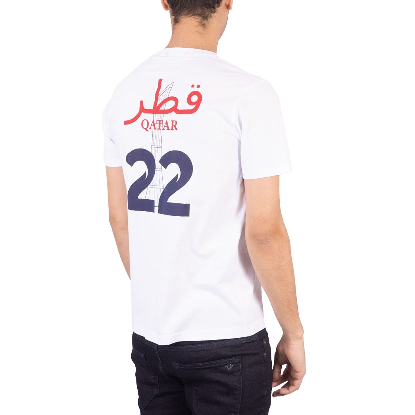 Red - Close up - Luke 1977 Unisex Adult Qatar 22 T-Shirt