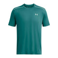 Dark Green - Front - Under Armour Mens Tech Reflective T-Shirt