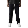 Black - Front - Fiftyfive Mens Verlus Straight Leg Jogging Bottoms