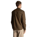 Olive - Back - Lyle & Scott Mens Lightweight Regular Shirt