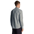Blue - Back - Lyle & Scott Mens Lightweight Regular Shirt
