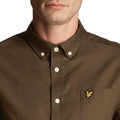 Olive - Pack Shot - Lyle & Scott Mens Lightweight Regular Shirt
