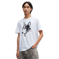 White - Side - Hugo Mens Dog Print T-Shirt