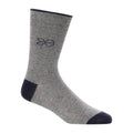 Blue-Grey - Back - Crosshatch Mens Milato Crew Socks (Pack of 5)