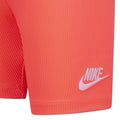 Pink - Close up - Nike Childrens-Kids Lets Roll T-Shirt & Shorts Set