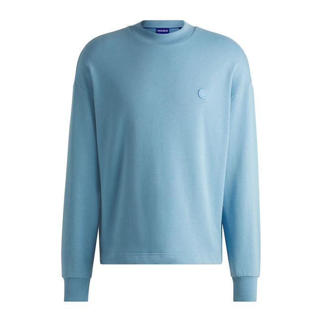 Blue - Front - Hugo Mens Ninnyo Crew Neck Sweatshirt