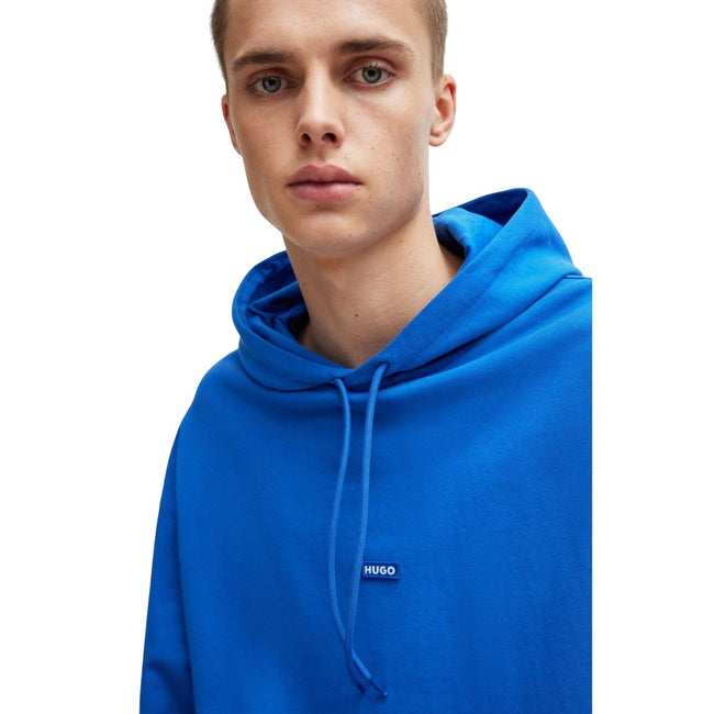 Blue - Side - Hugo Mens Nalonso Hoodie