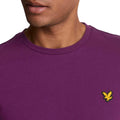 Purple - Side - Lyle & Scott Mens Martin T-Shirt