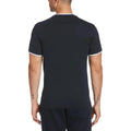 Dark Sapphire - Side - Original Penguin Mens Sticker Pete Ringer Tipped T-Shirt