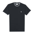 Dark Sapphire - Front - Original Penguin Mens Sticker Pete Ringer Tipped T-Shirt