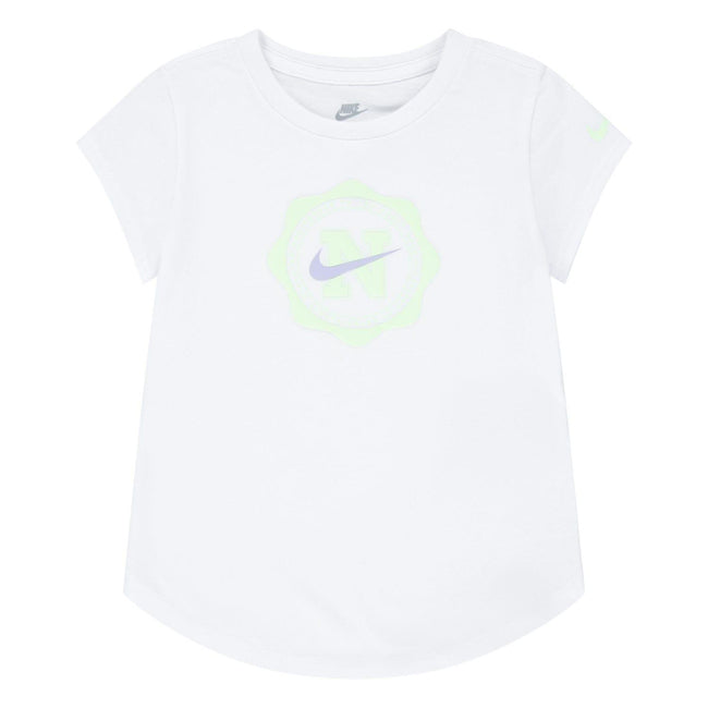 White - Front - Nike Girls Prep In Your Step T-Shirt