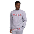 Grey Marl - Front - Mercier Mens Anonymous Crew Neck Sweatshirt