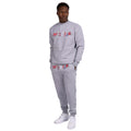 Grey Marl - Side - Mercier Mens Anonymous Crew Neck Sweatshirt