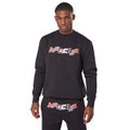 Black - Front - Mercier Mens Anonymous Crew Neck Sweatshirt