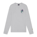 Grey - Front - Lyle & Scott Mens Thistle Back Print Sweatshirt