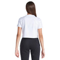 White - Back - SikSilk Girls Essentials Crop T-Shirt