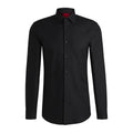 Black - Front - Hugo Mens Kenno Checkerboard Shirt