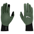 Green - Front - Nike Pacer Midweight Logo Gloves