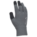 Grey - Side - Nike Childrens-Kids Tech Grip 2.0 Knitted Logo Gloves