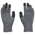 Grey - Front - Nike Childrens-Kids Tech Grip 2.0 Knitted Logo Gloves
