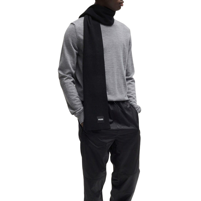 Black - Side - Hugo Zevon Scarf