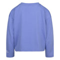 Blue - Back - Nike Girls Notebook Knitted Long-Sleeved T-Shirt