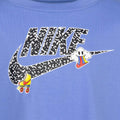 Blue - Side - Nike Girls Notebook Knitted Long-Sleeved T-Shirt