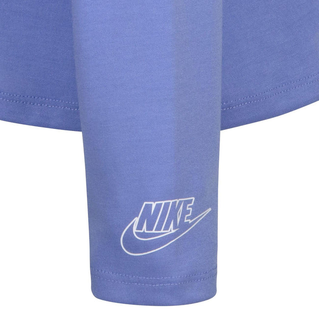 Blue - Lifestyle - Nike Girls Notebook Knitted Long-Sleeved T-Shirt