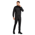 Black-White - Pack Shot - Umbro Mens Tricot Active Tracksuit