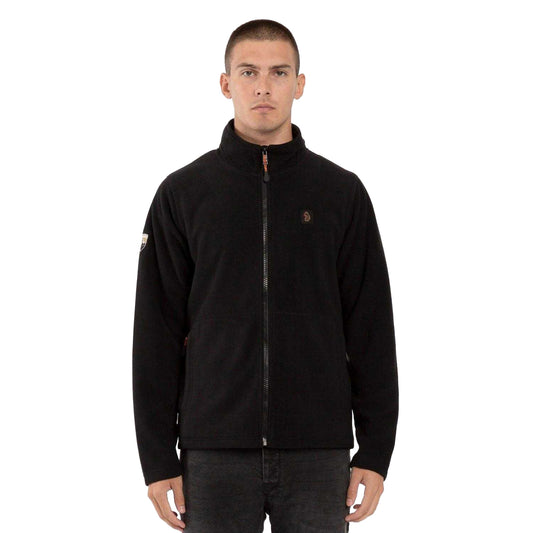 Black - Front - Luke 1977 Mens St Saviours 2 Fleece Jacket