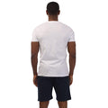 White-Navy - Back - Farah Mens Balpine Loungewear Set