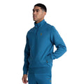 Navy - Side - Luke 1977 Mens Quarter Zip Sweatshirt