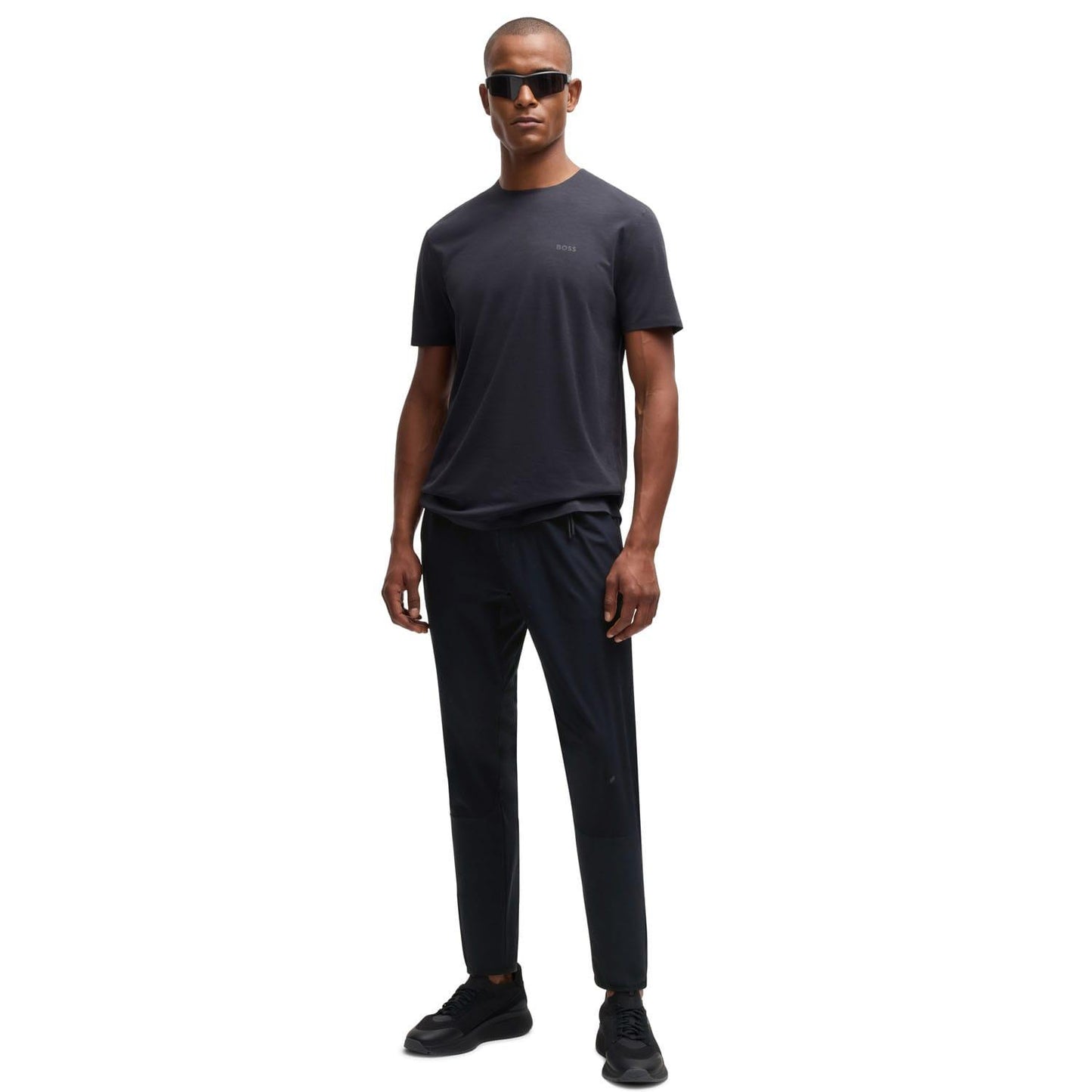 Black - Lifestyle - Boss Mens Hwoven Tracksuit Bottoms