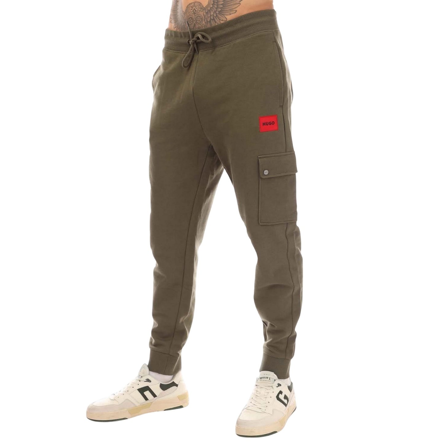 Beige - Lifestyle - Hugo Boss Mens Dwellroom Jogging Bottoms