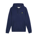 Navy - Front - Lyle & Scott Mens Eagle Hoodie