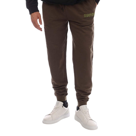 Khaki Green - Front - DKNY Mens Everblades Jersey Jogging Bottoms