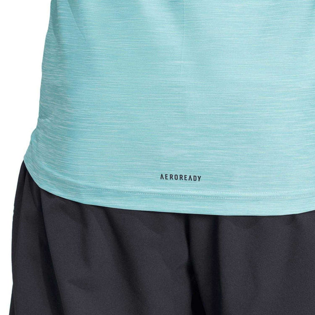 Light Blue - Lifestyle - Adidas Mens Gym+ Quarter Zip Training Pullover