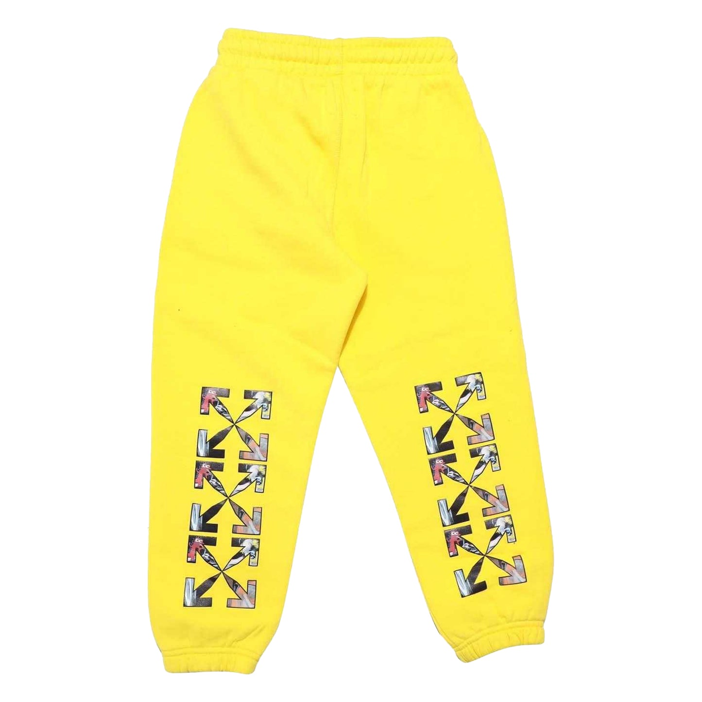 Yellow - Back - Off White Childrens-Kids Monster Arrow Sweatpants