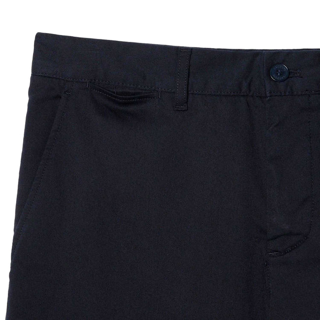 Navy - Side - Lacoste Mens Cotton Stretch Slim Chinos