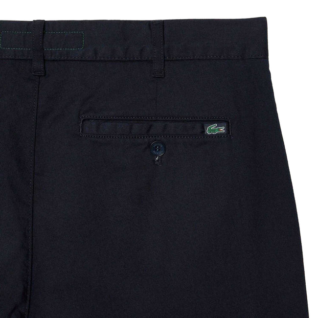 Navy - Lifestyle - Lacoste Mens Cotton Stretch Slim Chinos