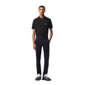 Navy - Close up - Lacoste Mens Cotton Stretch Slim Chinos