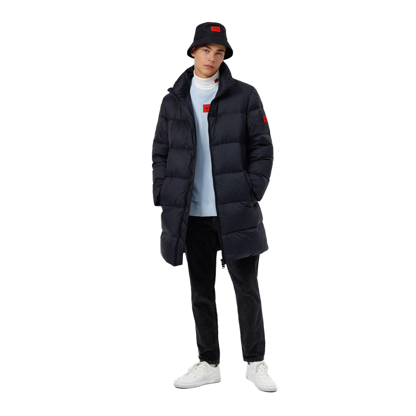 Black - Lifestyle - Hugo Boss Mens Magnus Coat
